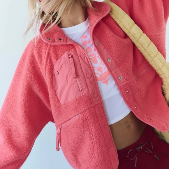 Free People Jackets & Blazers - Hit The Slopes Fleece Jacket